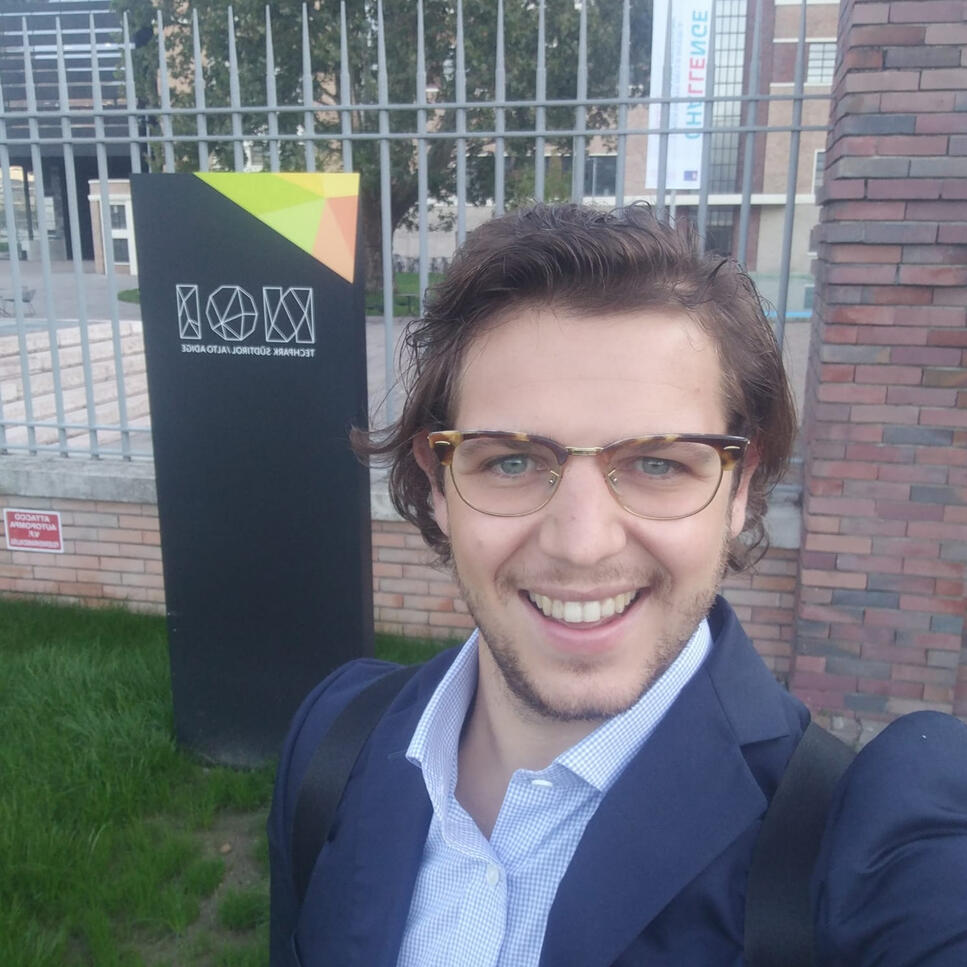 Maxime at the NOI Technopark